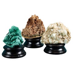 Colección de 3 Especímenes Minerales Naturales
