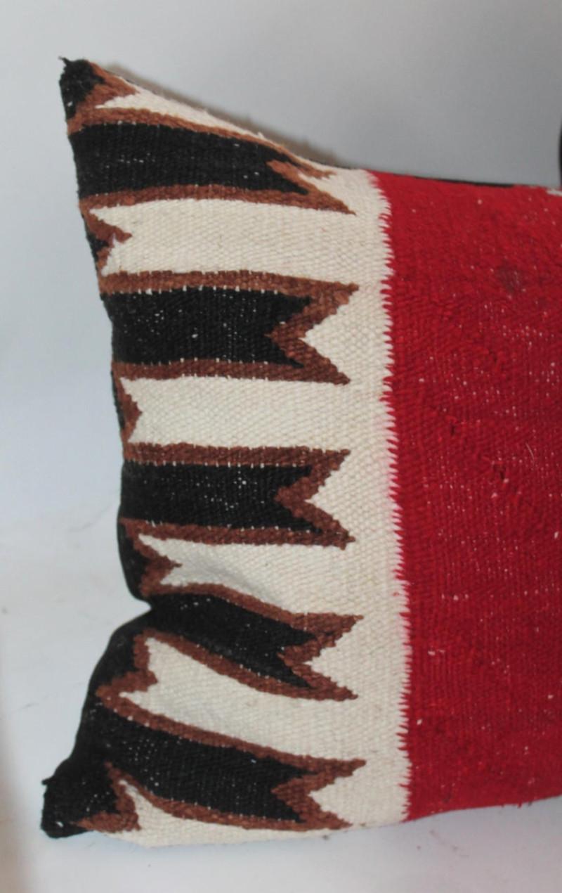 Collection of 3 Navajo Indian Weaving Bolster Pillows 2