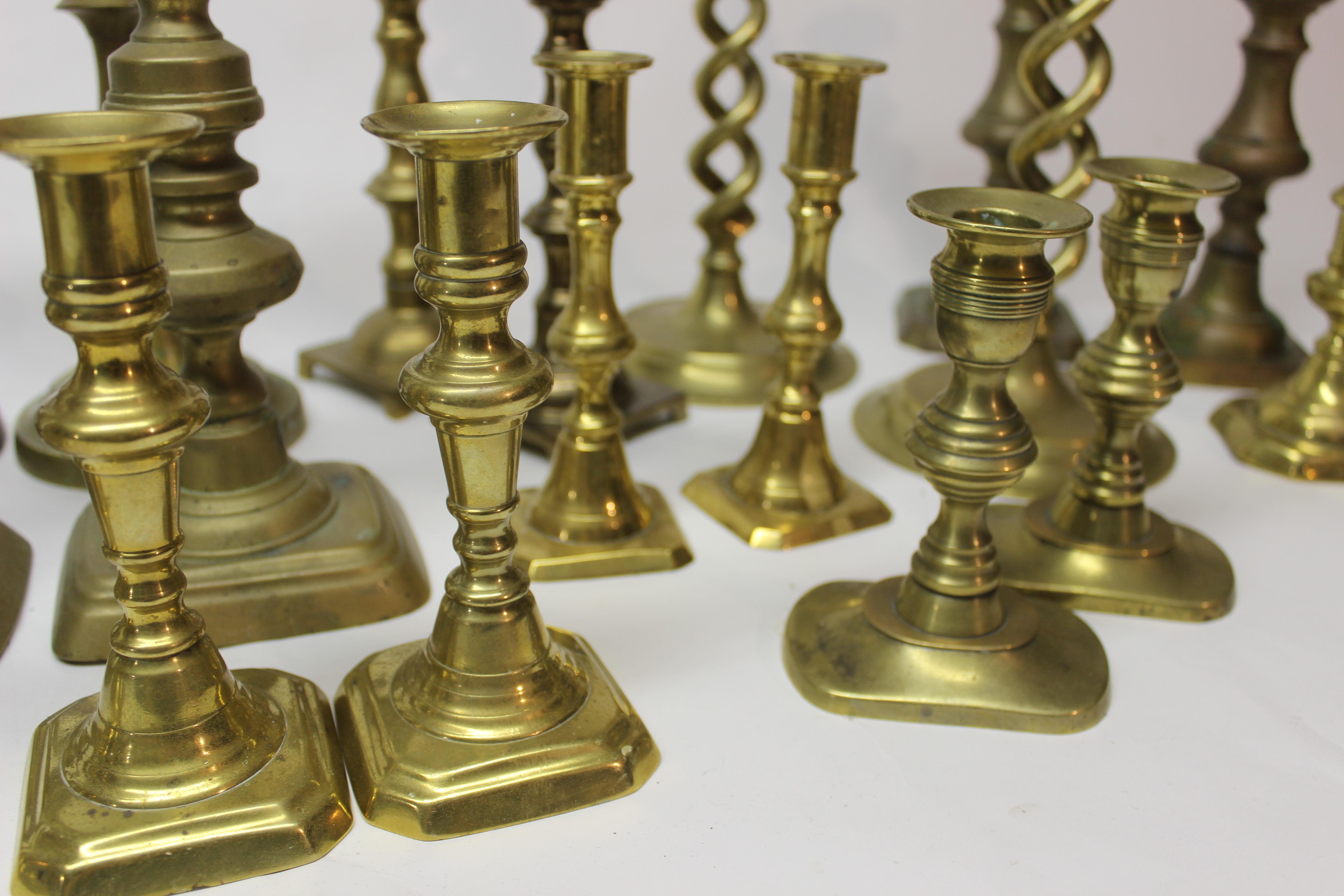 valuable brass candlesticks