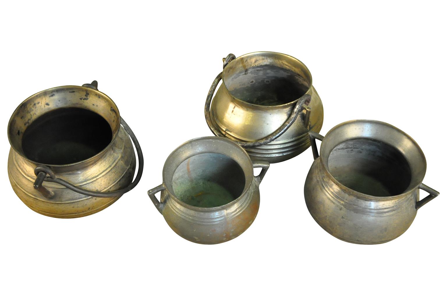 bronze cooking pots