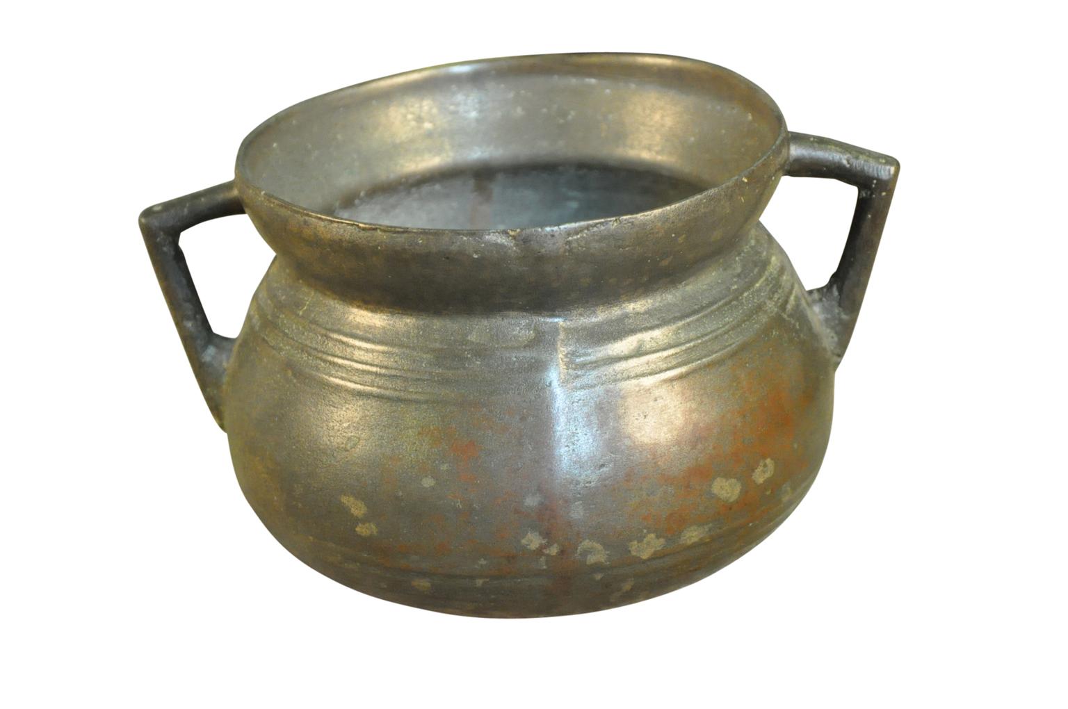 Collection of 4 Bronze Olas, Cooking Pots For Sale 2