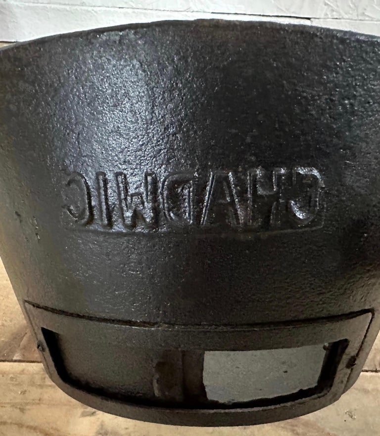 Collection of 4 Cast Iron Cauldrons or Buckets For Sale 7