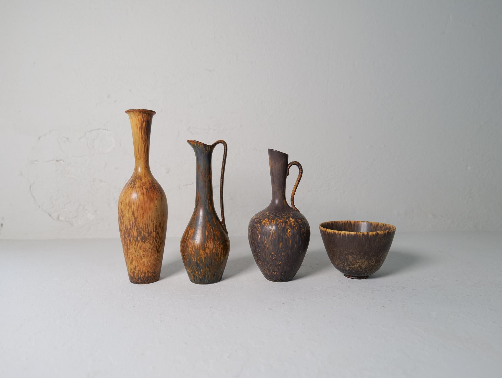 Collection'S 4 keramische Gefäße von Gunnar Nylund Rörstrand Schweden, 1950er Jahre im Angebot 3