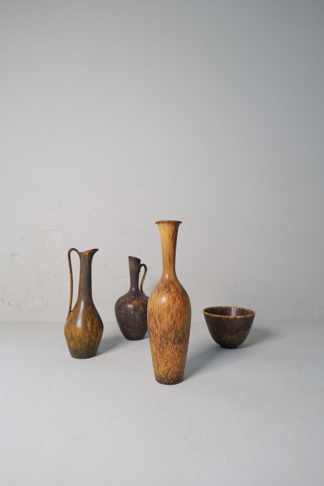 Collection'S 4 keramische Gefäße von Gunnar Nylund Rörstrand Schweden, 1950er Jahre im Angebot 2