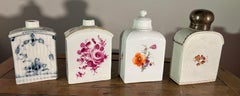 Collection of 4 Chinese Export Tea Caddies, 18th Century
