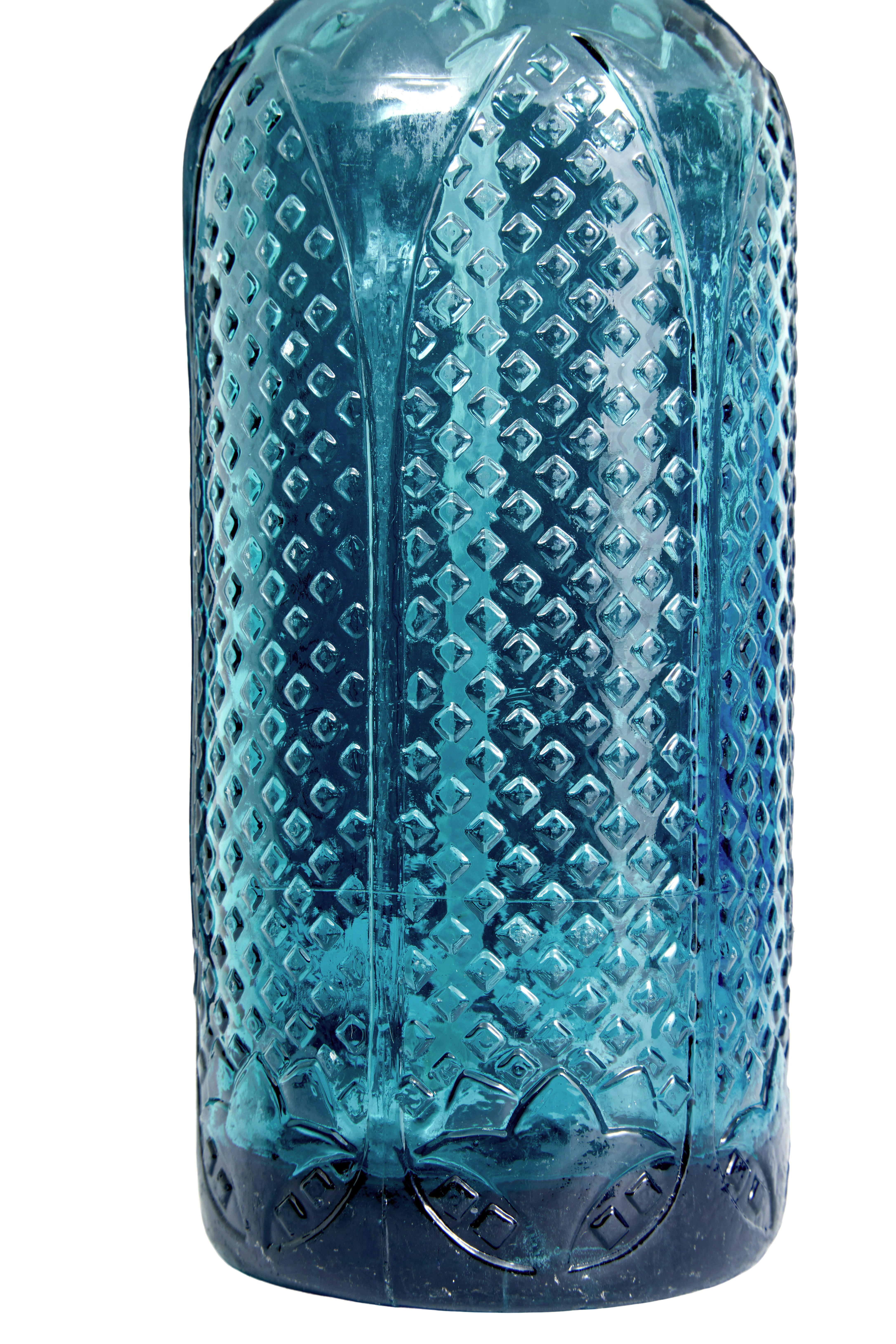 Collectional de 4 siphons à soda en verre gravé art déco français Bon état - En vente à Debenham, Suffolk