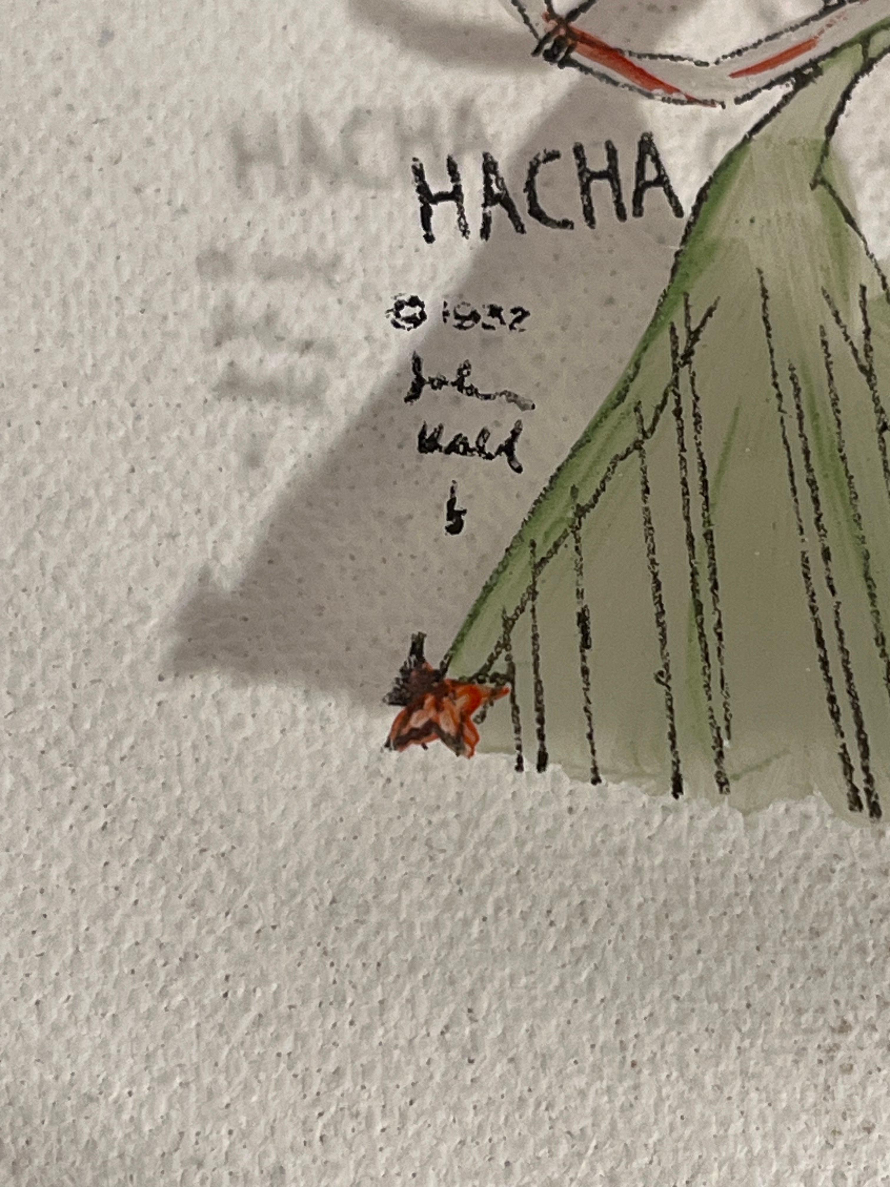 Collection of 4 John Held Jr. Gemalte Art Deco Cocktail Bar Servierplatten 1932 im Angebot 1