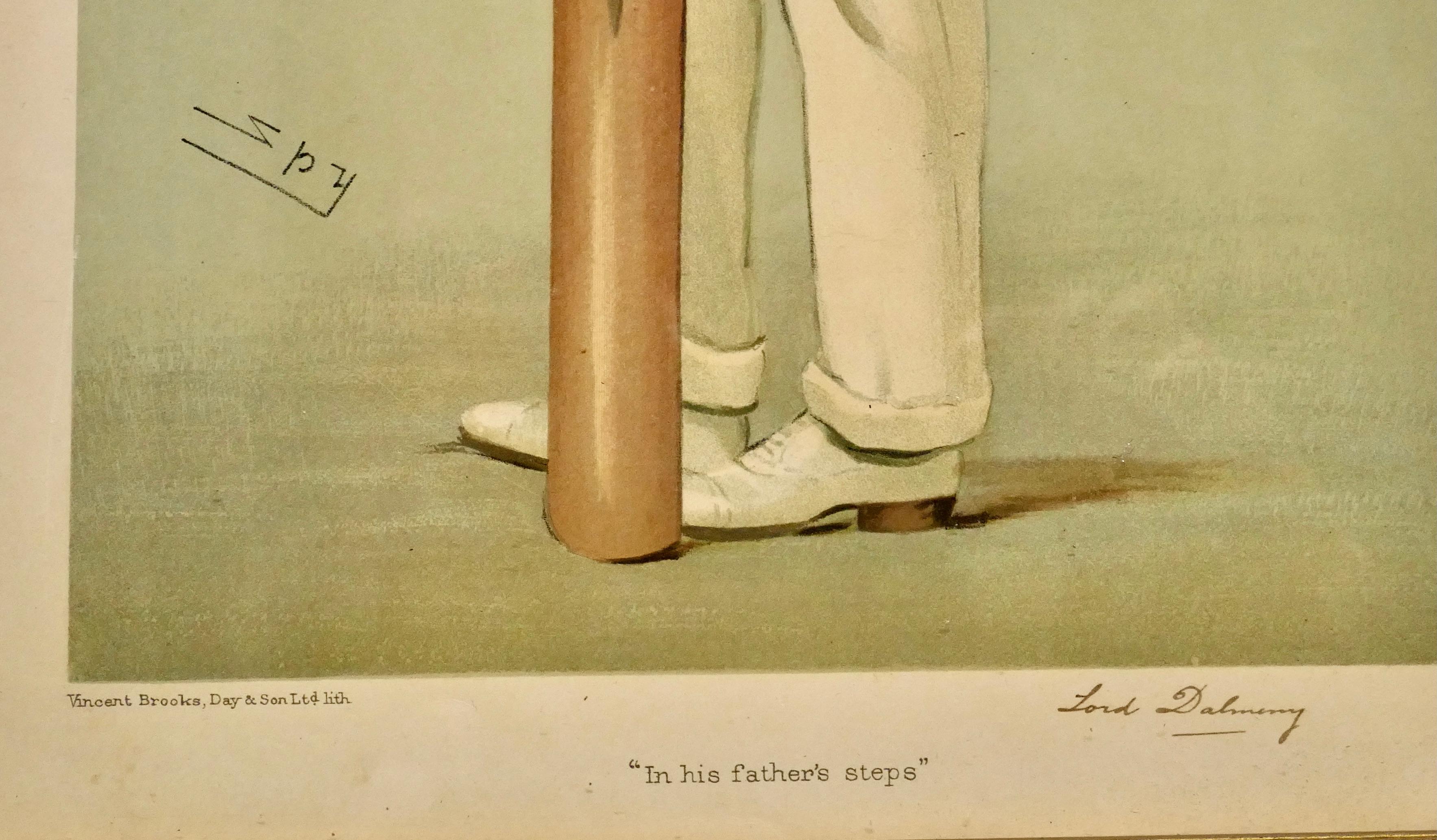 Collection of 4 Vanity Fair Cricketing Themed “Spy” Prints 1