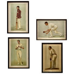 Antique Collection of 4 Vanity Fair Cricketing Themed “Spy” Prints