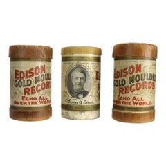 Collection of 47 Antique Edison Phonograph Cylinders C1890