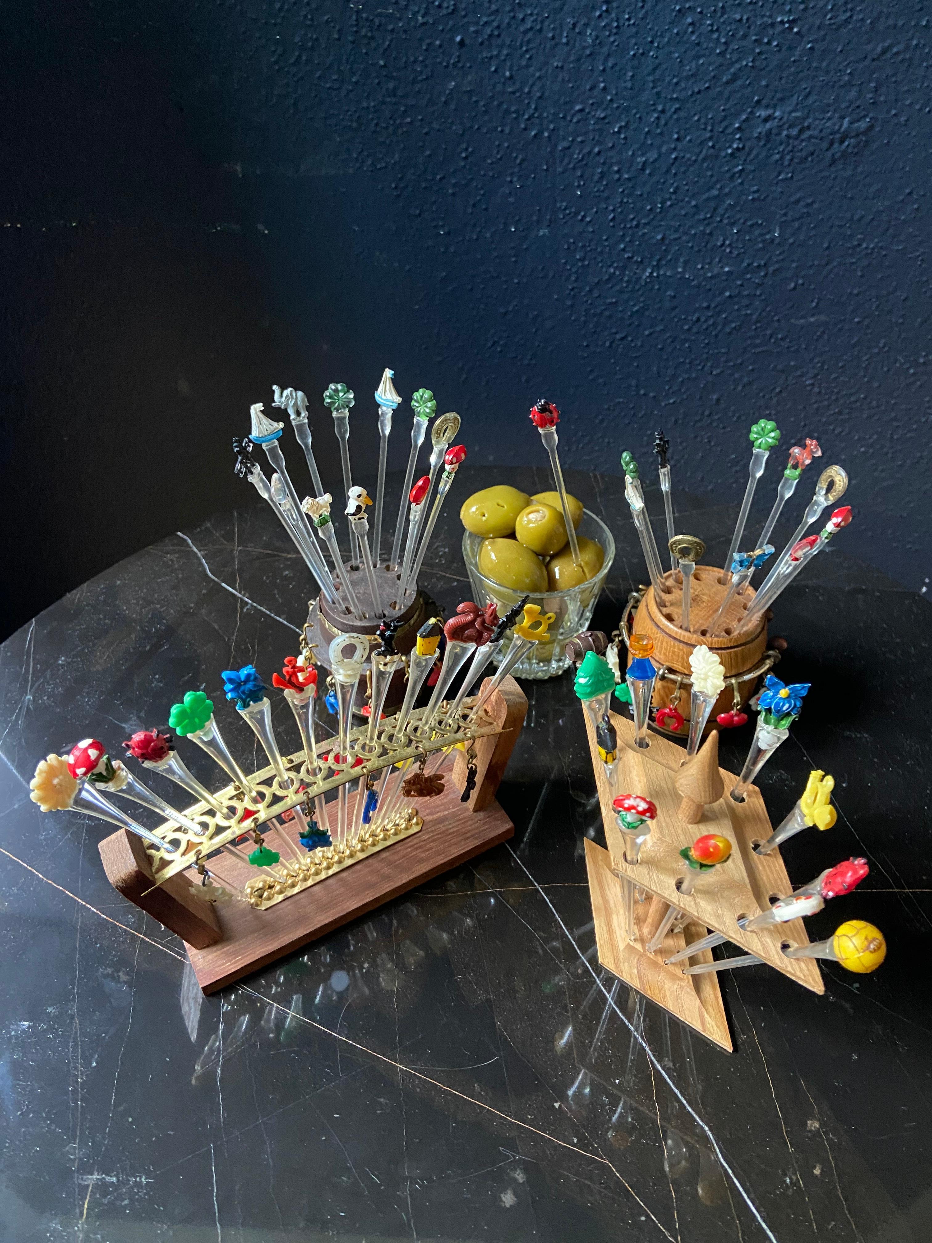 Collection of 48 Vintage Cocktail / Tapas Picks, Germany 1970's Moderno de mediados de siglo en venta
