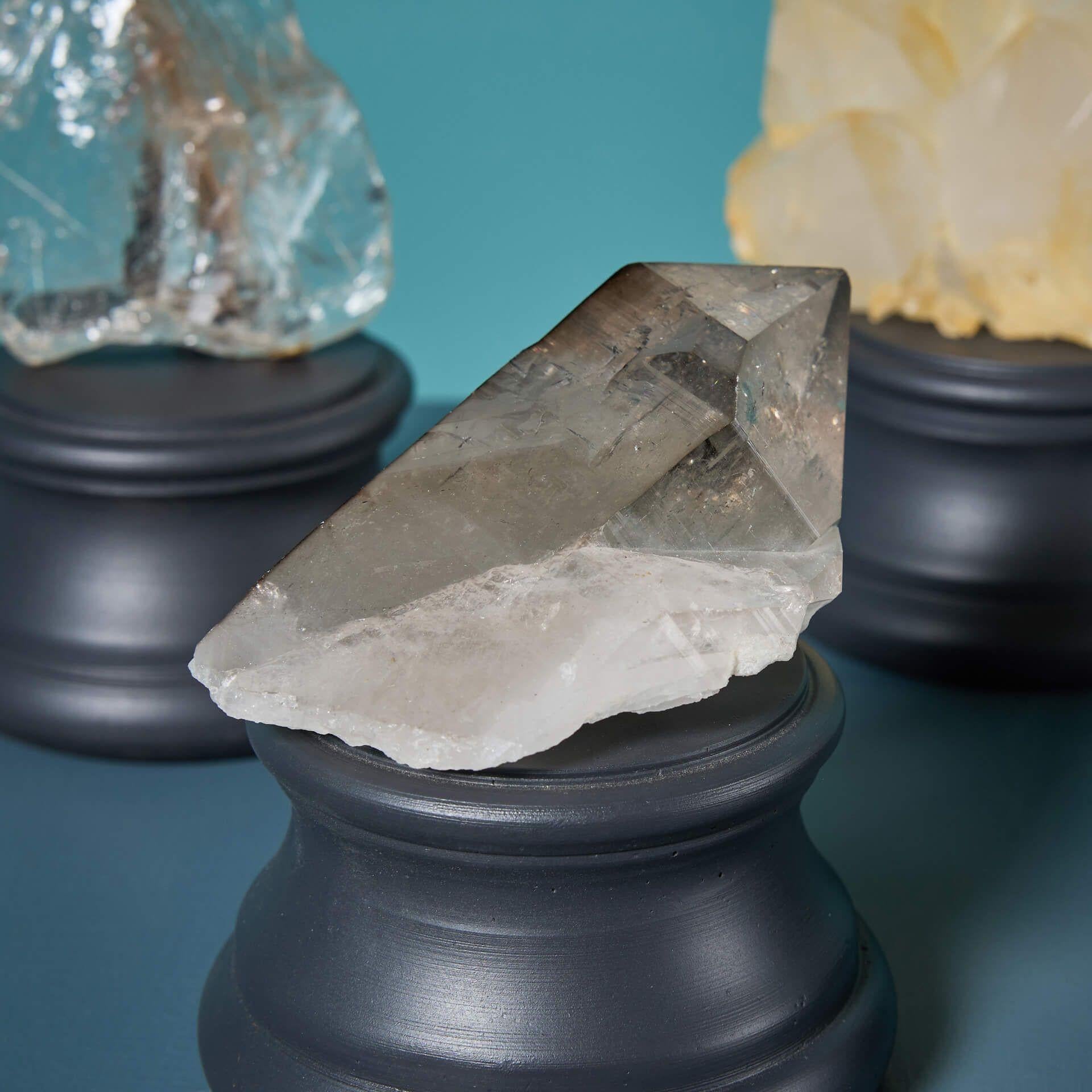 Brazilian Collection of 5 Cabinet Quartz & Calcite Specimens For Sale