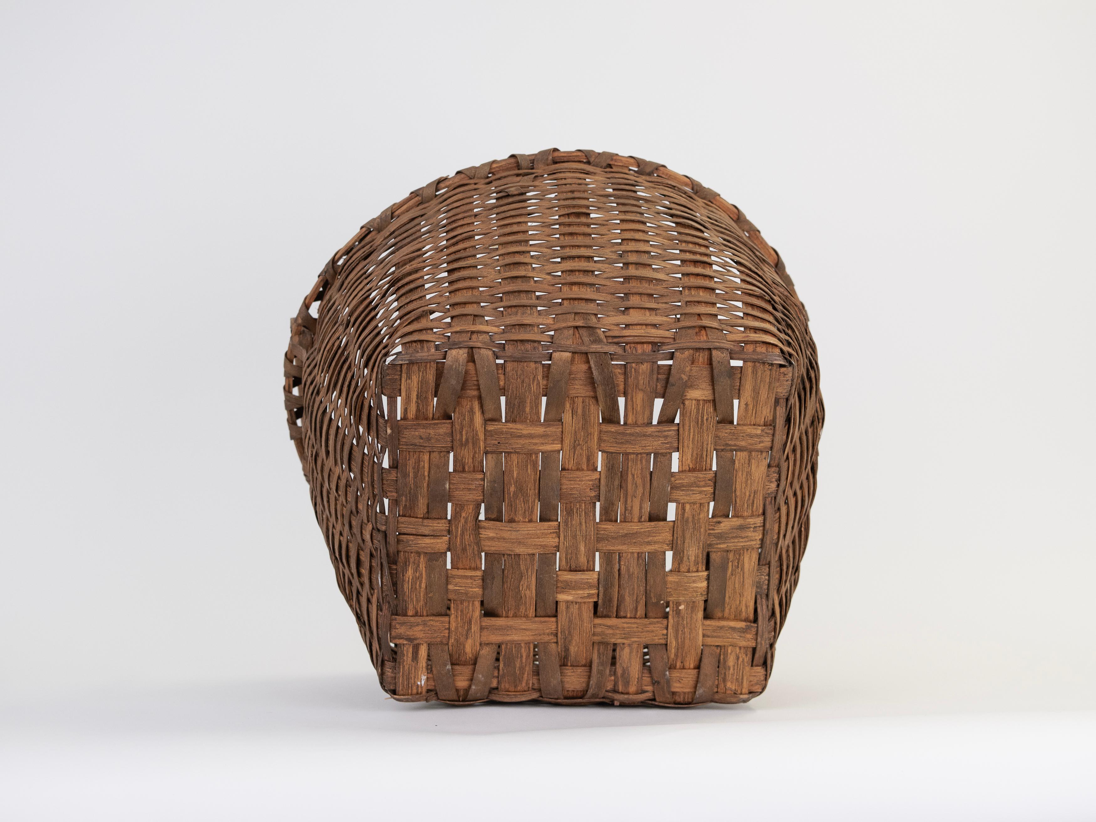 Collection of 5 Early 20th Century American Woven baskets For Sale 1