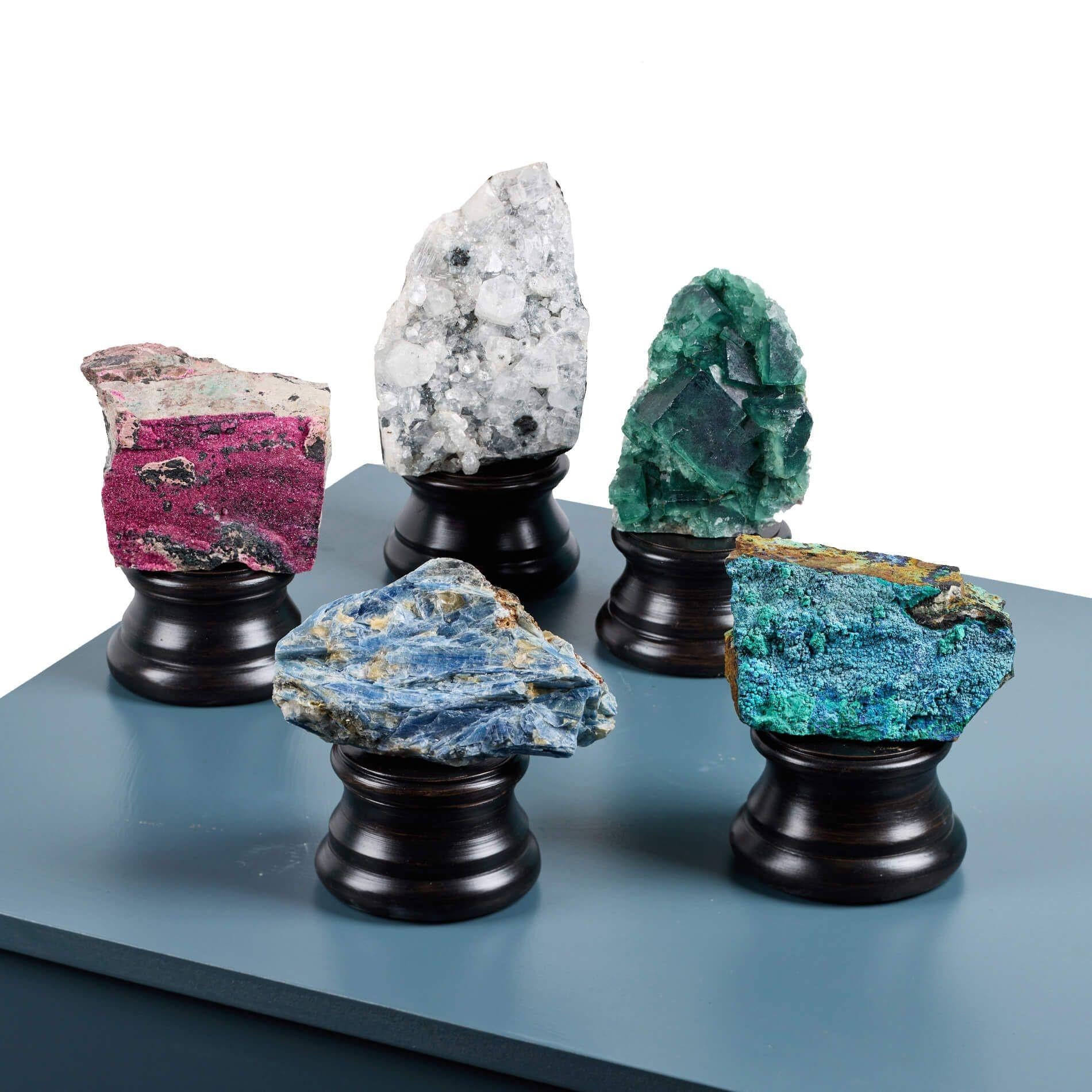 Malagasy Collection of 5 Natural Mineral Specimens For Sale