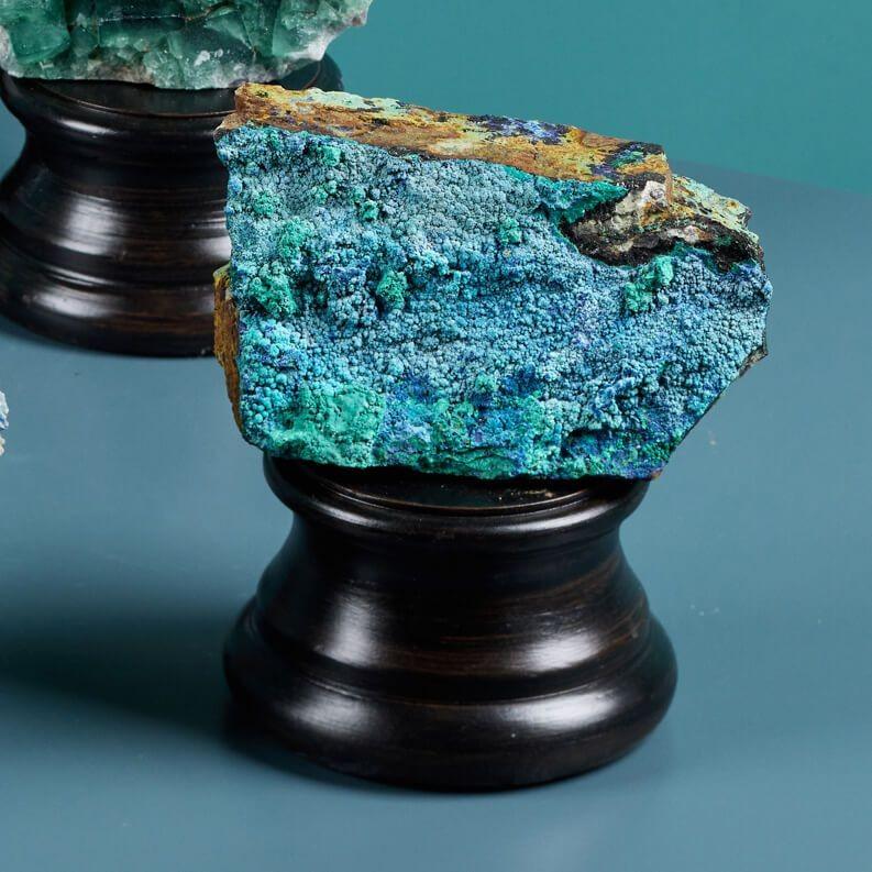 18th Century and Earlier Collection of 5 Natural Mineral Specimens For Sale