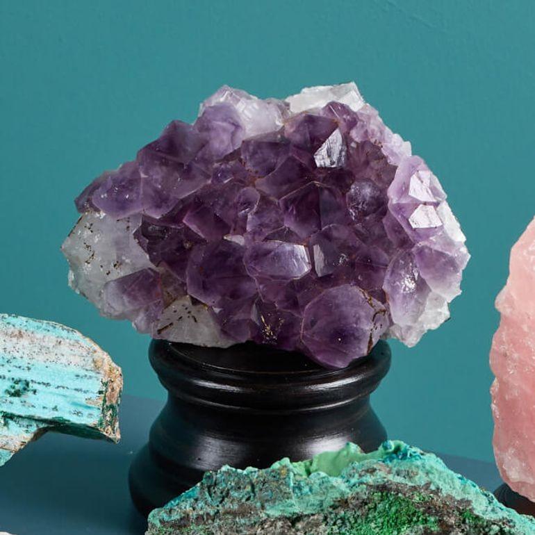 Collection of 5 Natural Mineral Specimens For Sale 1