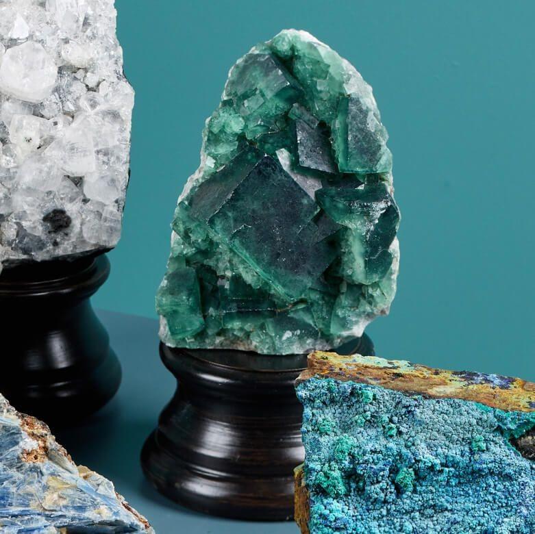 Collection of 5 Natural Mineral Specimens For Sale 2