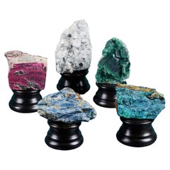 Colección de 5 Especímenes Minerales Naturales