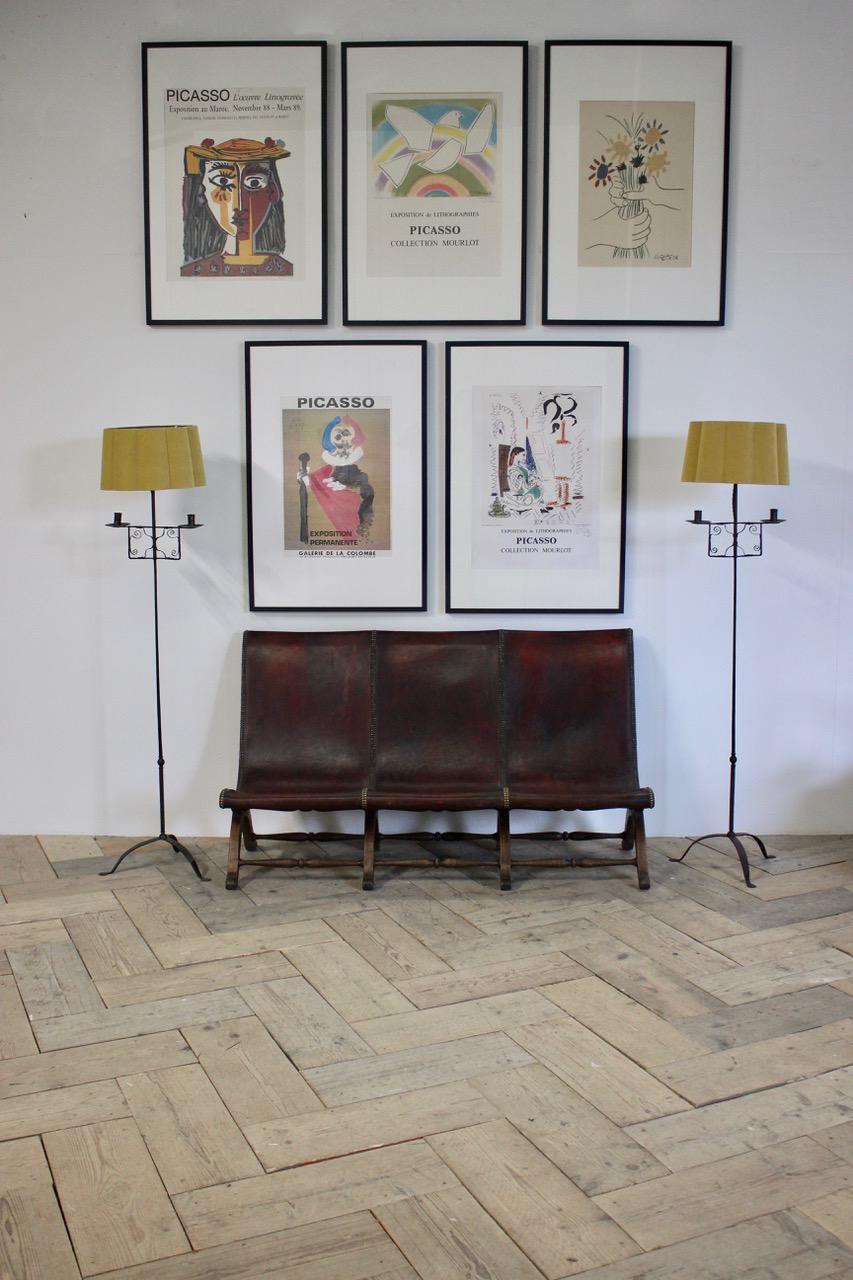 A collection of 5 Picasso posters of various dates, from 1956 -1990 reframed by us.