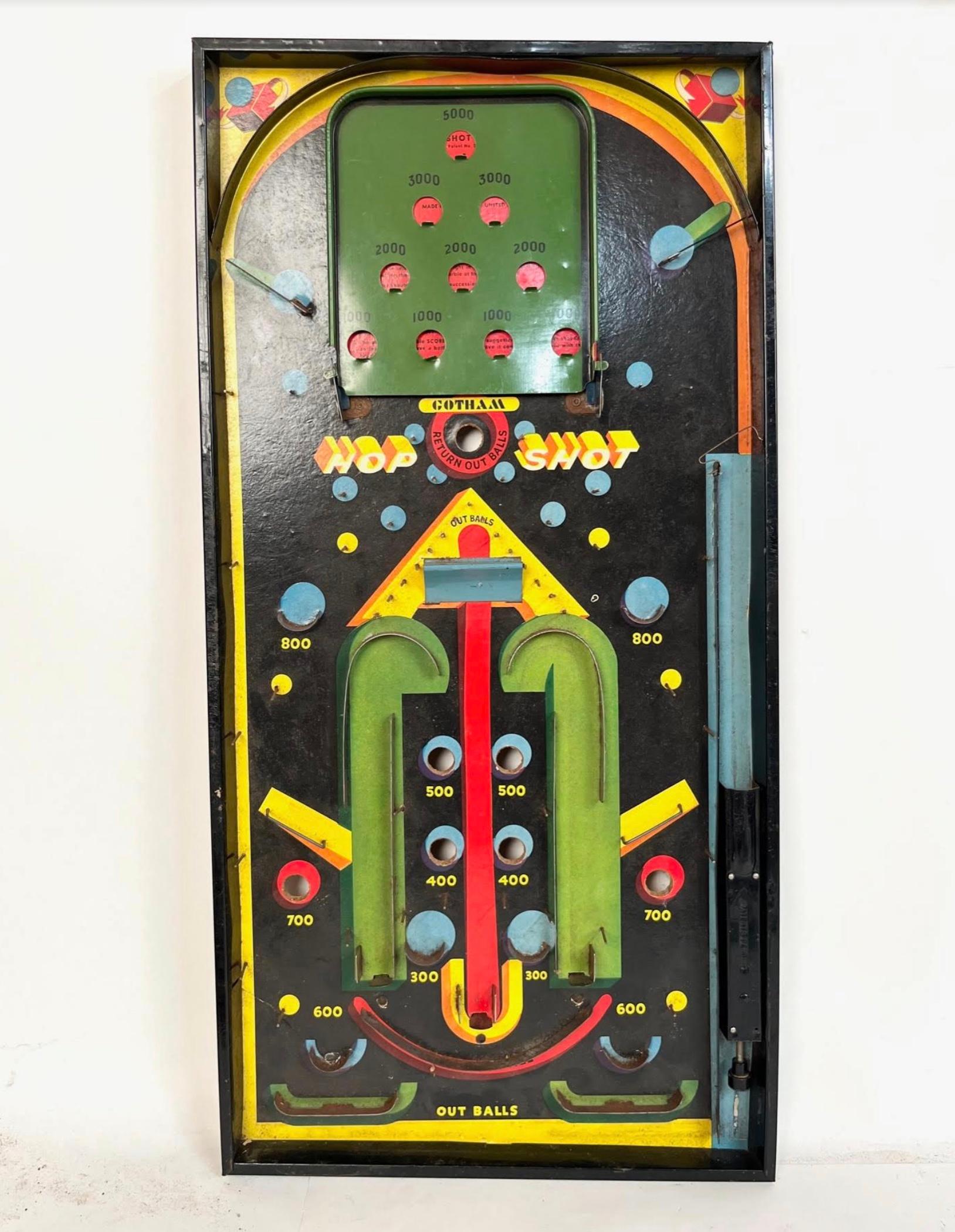 Mid-20th Century Collection of 6 Antique Pinball Games For Sale