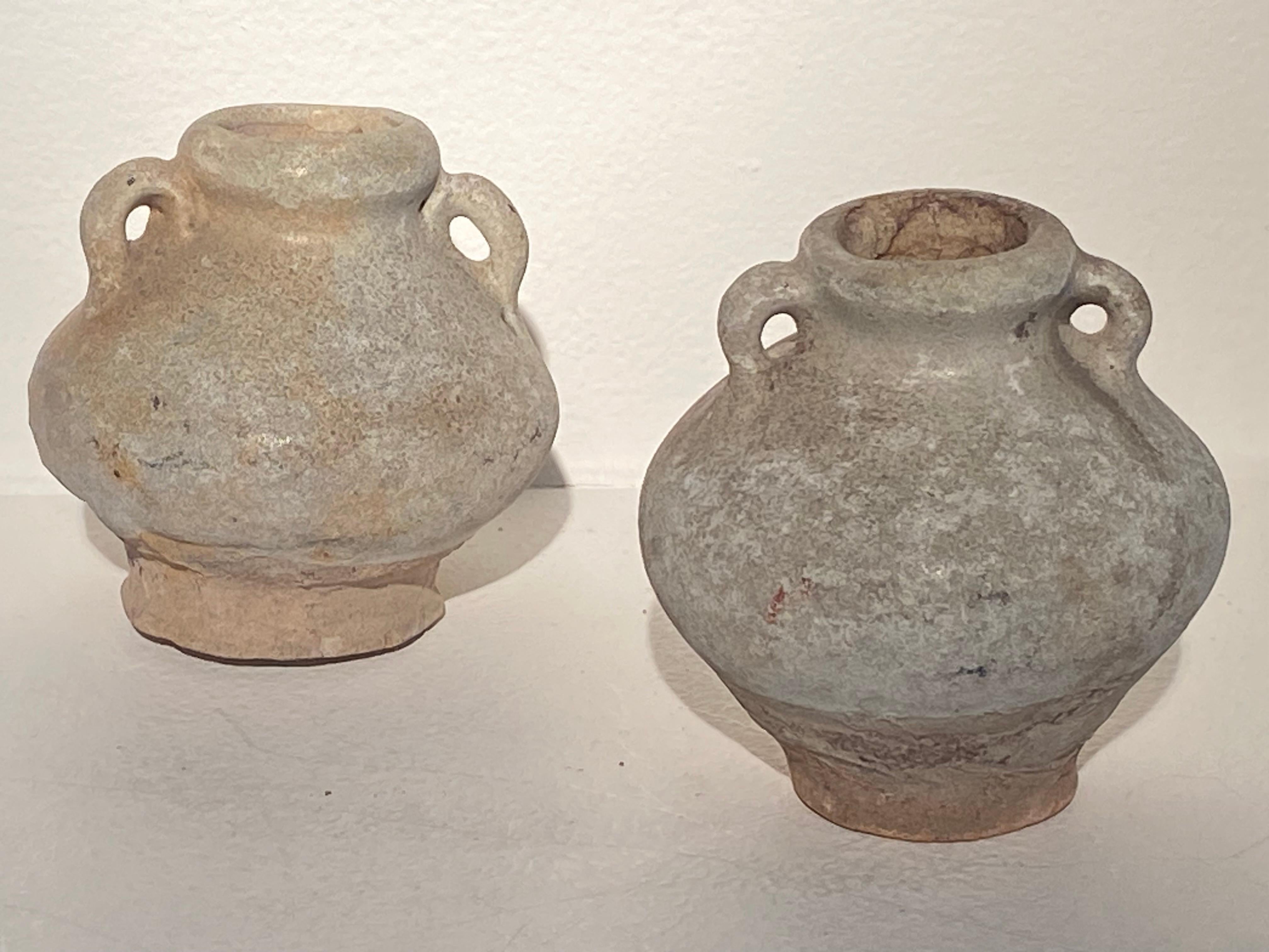 Collection de 6 pots en porcelaine ancienne en vente 5