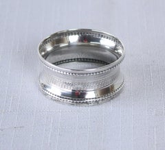 Collection of 6 Assorted English Hallmarked Napkin Rings