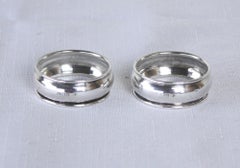 Collection of 6 Assorted English Hallmarked Napkin Rings