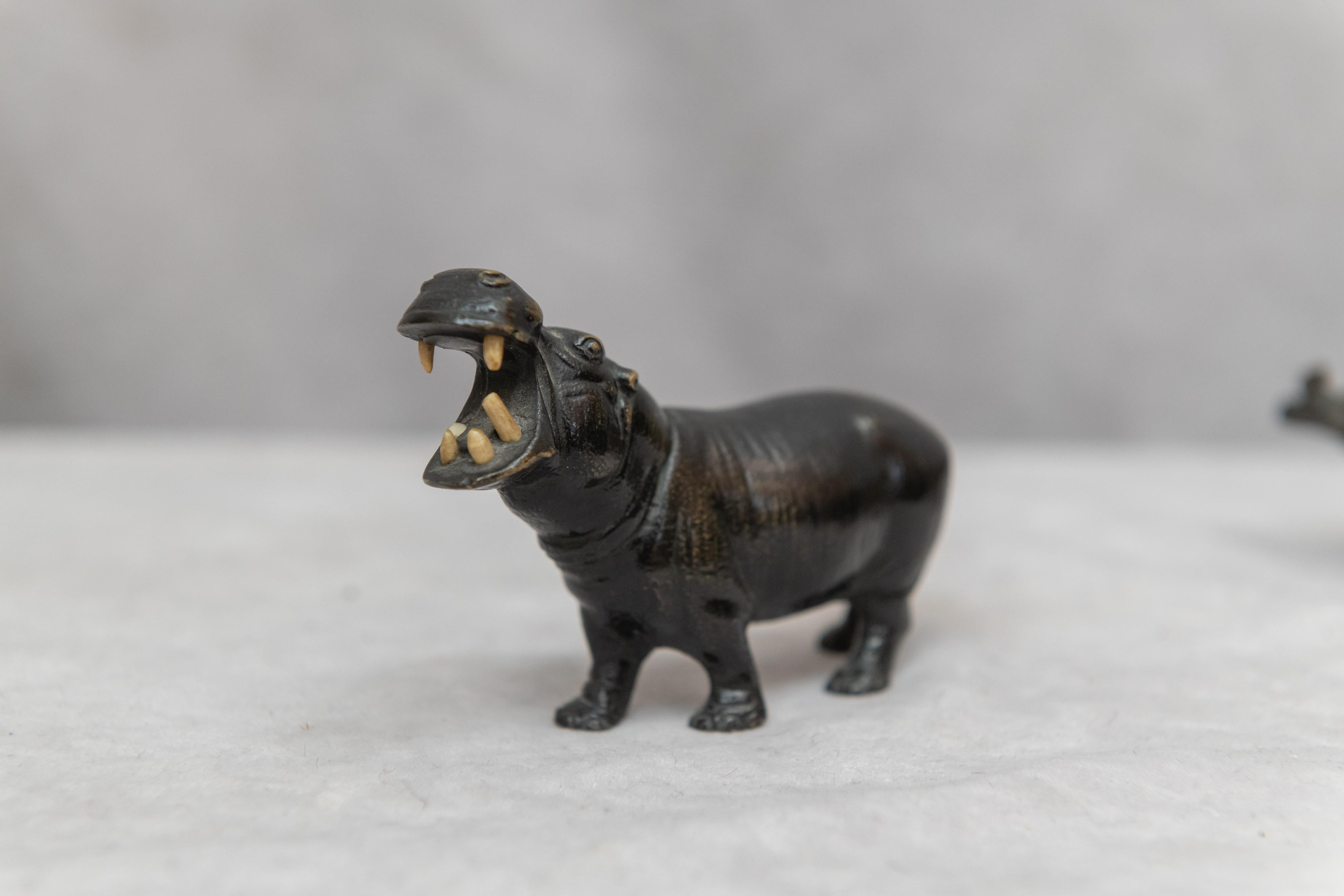Early 20th Century Collection of 6 Cold Painted Vienna Bronze Animals, circa 1920