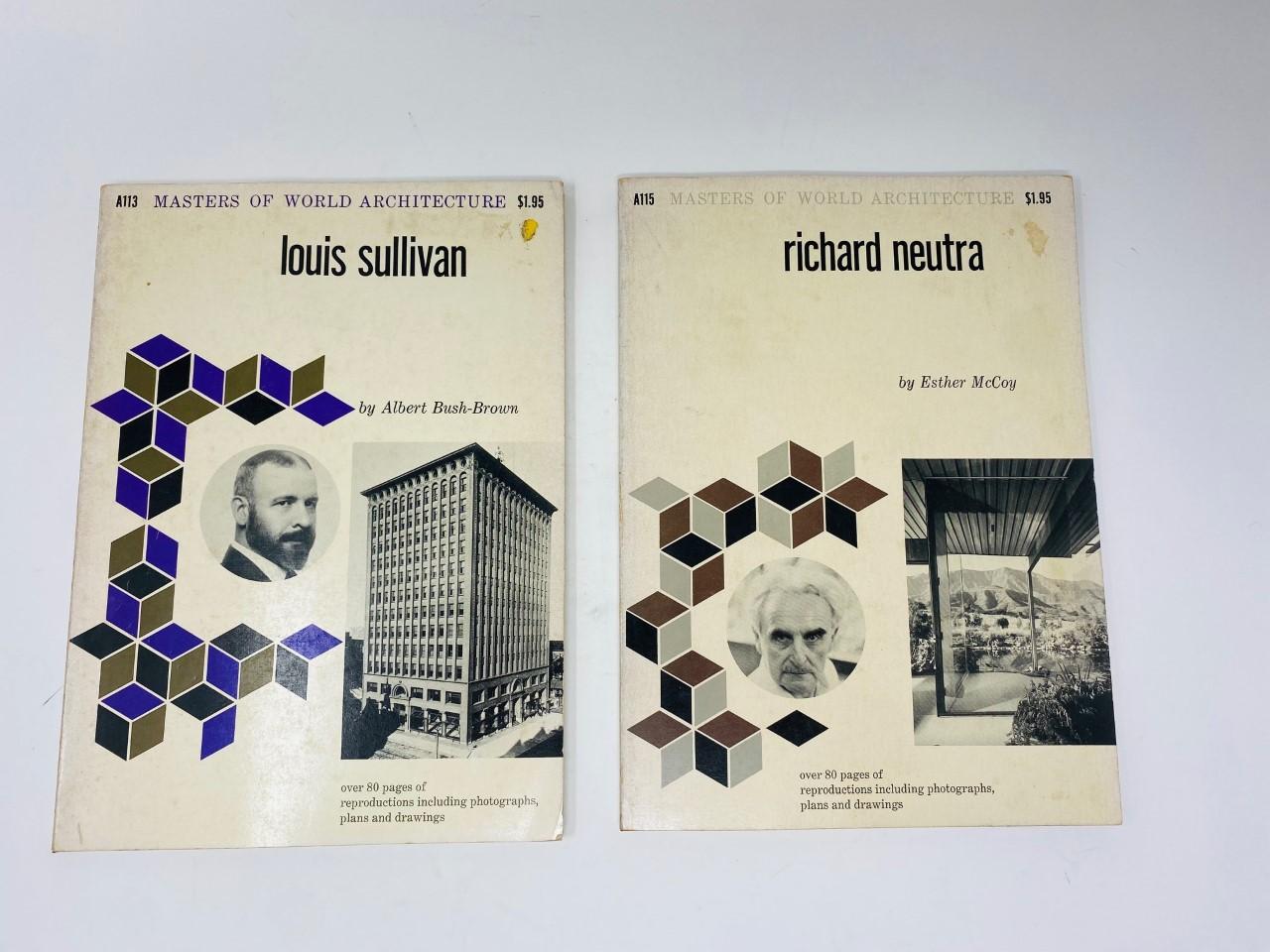 American Collection of 6 Vintage Issues of Masters of World of Architecture, 1960 For Sale