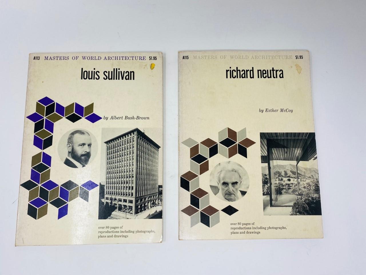 Americano Collezione di 6 numeri d'epoca di Masters of World of Architecture, 1960 in vendita