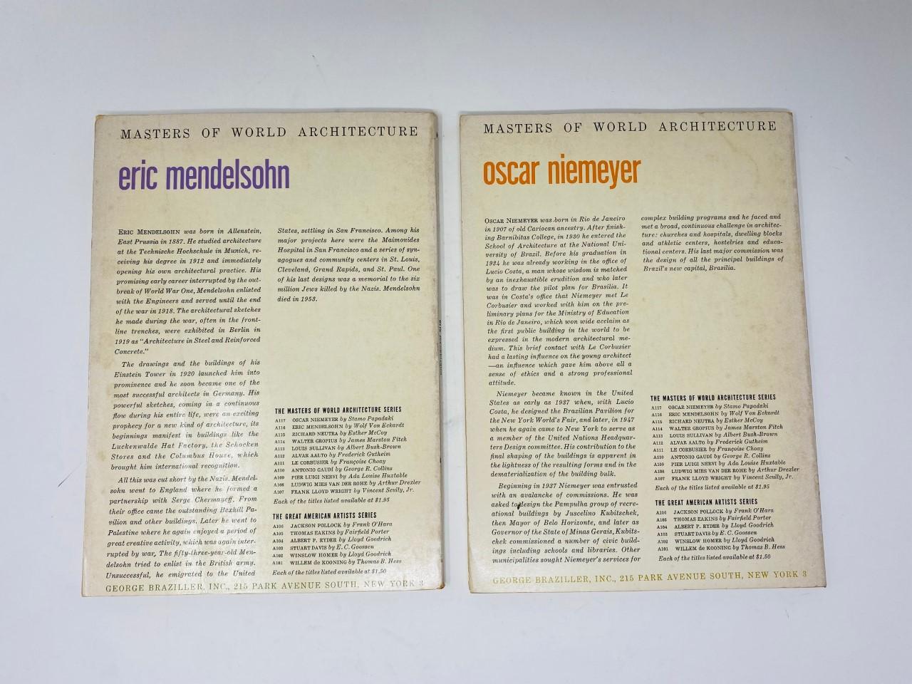 Paper Collection of 6 Vintage Issues of Masters of World of Architecture, 1960 For Sale