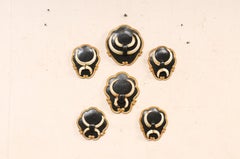 Collection of 6 Wall Plaques w/Boar Tusks