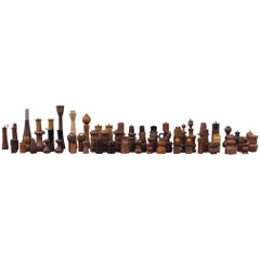 Collection of 62 Danish Peppermills and Others by Jen Quistgaard and Others