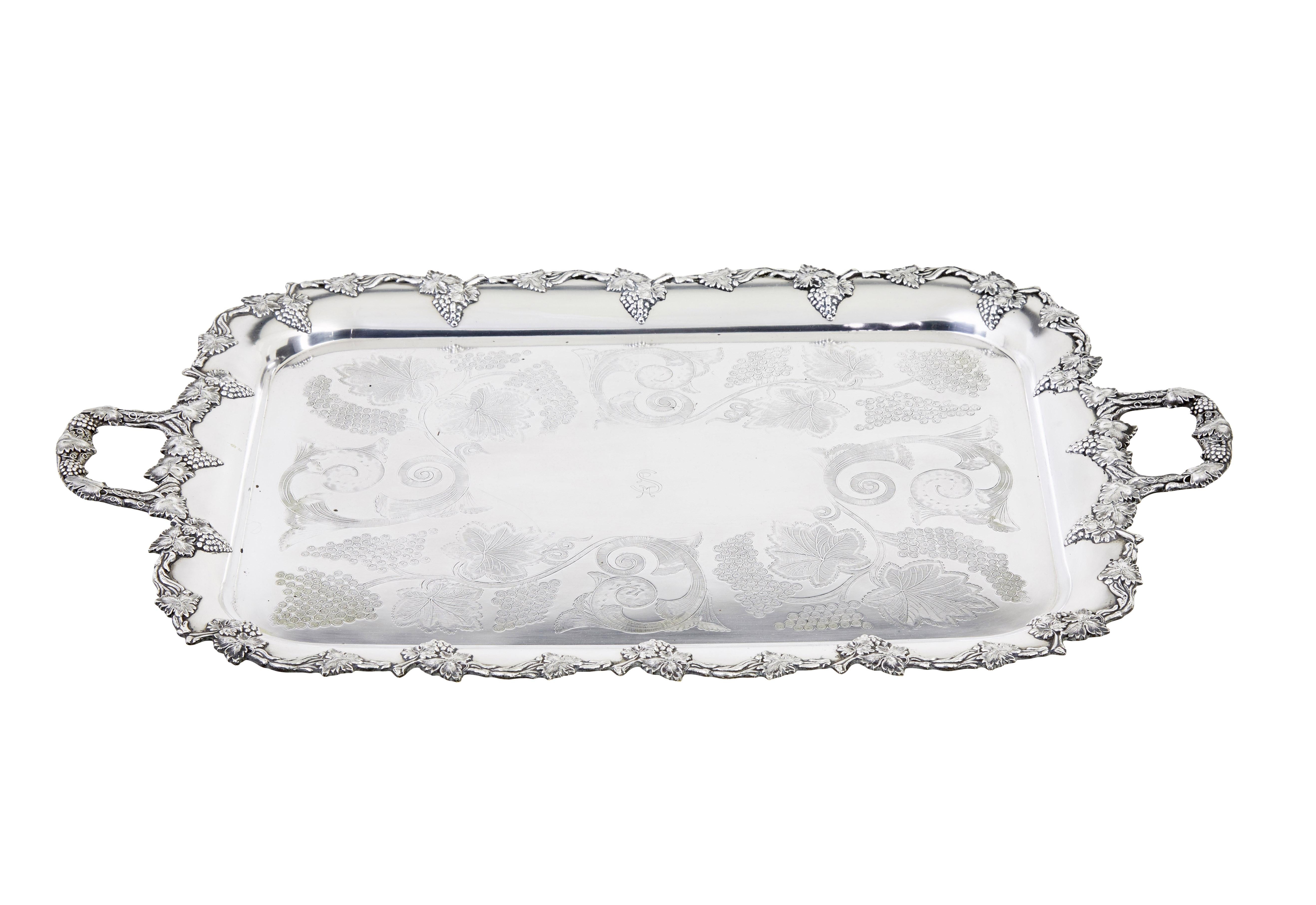 Colección de 7 bandejas de plata del siglo XX en venta 1