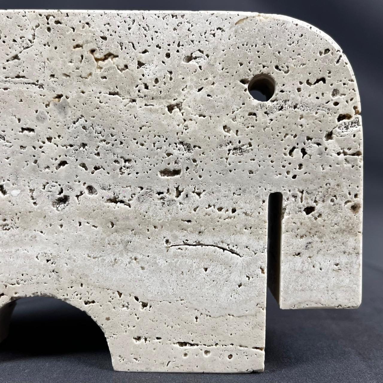 Italiano Collection'S di 7 sculture in marmo travertino dei Fratelli Mannelli in vendita