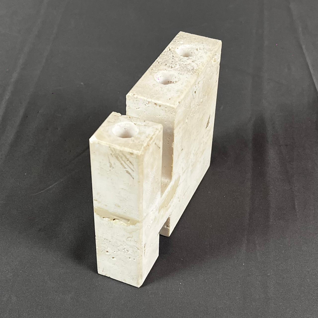 Travertino Collection'S di 7 sculture in marmo travertino dei Fratelli Mannelli in vendita