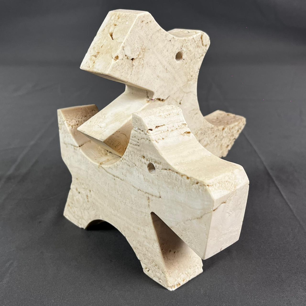 Collection'S di 7 sculture in marmo travertino dei Fratelli Mannelli in vendita 1