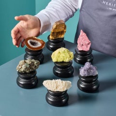 Collection of 7 Small Cabinet Mineral Specimens