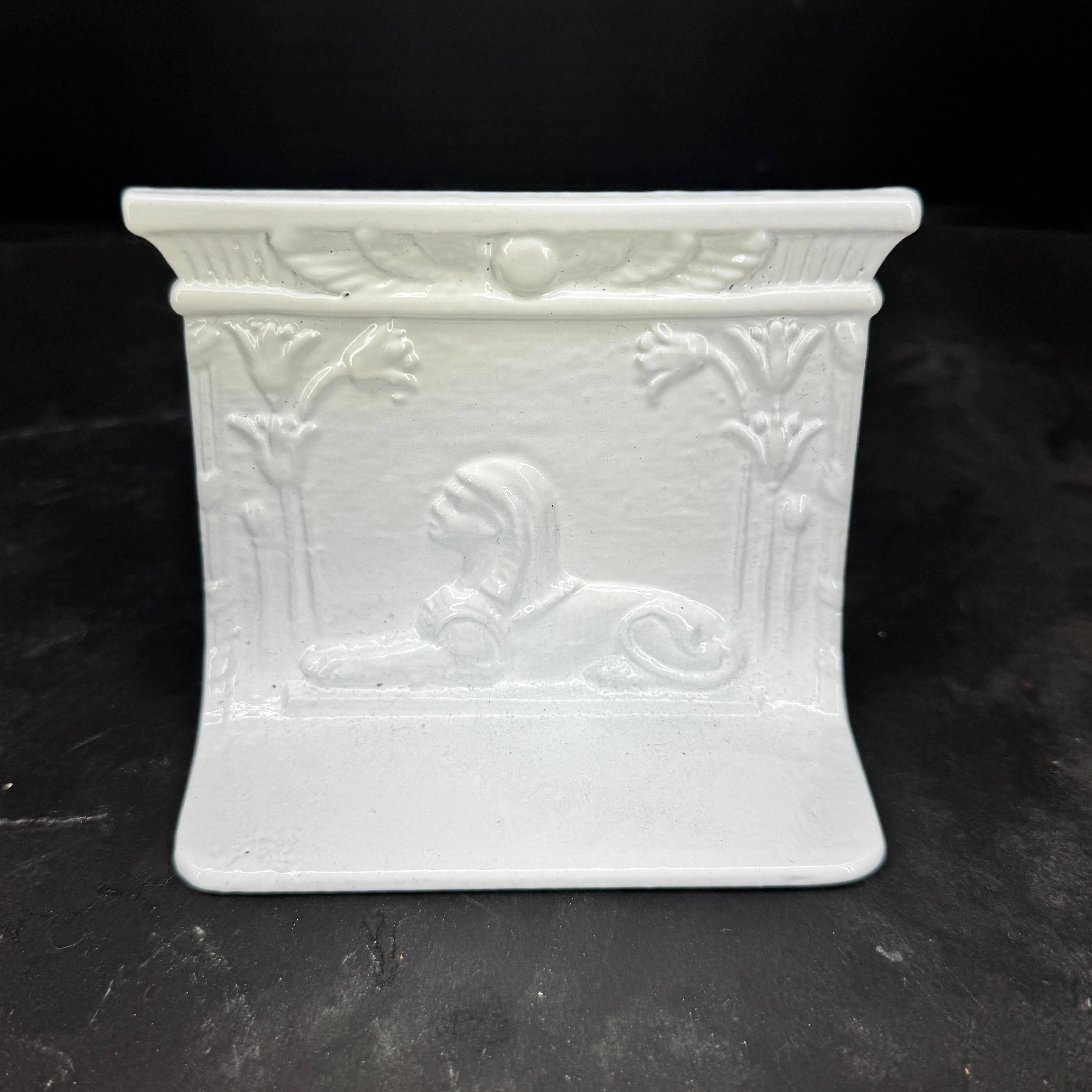 Collection of 7 White Powder Coated Cast Iron Bookends For Sale 2