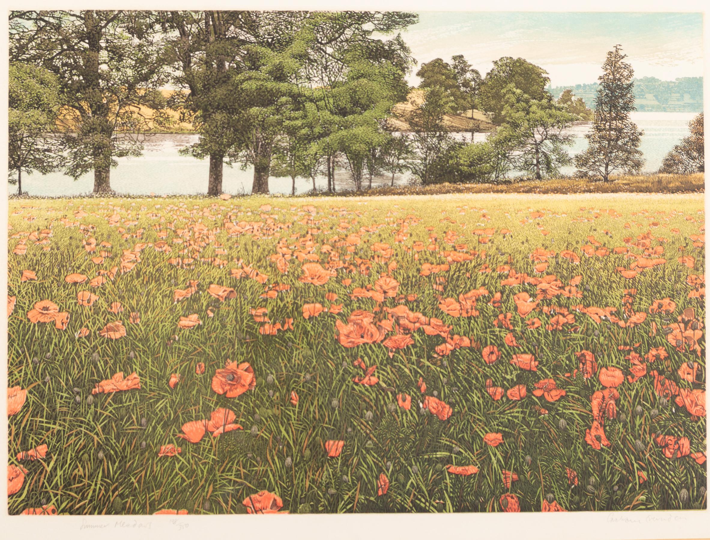 20th Century Collection of 8 English Aquatint Etchings by Graham Evernden