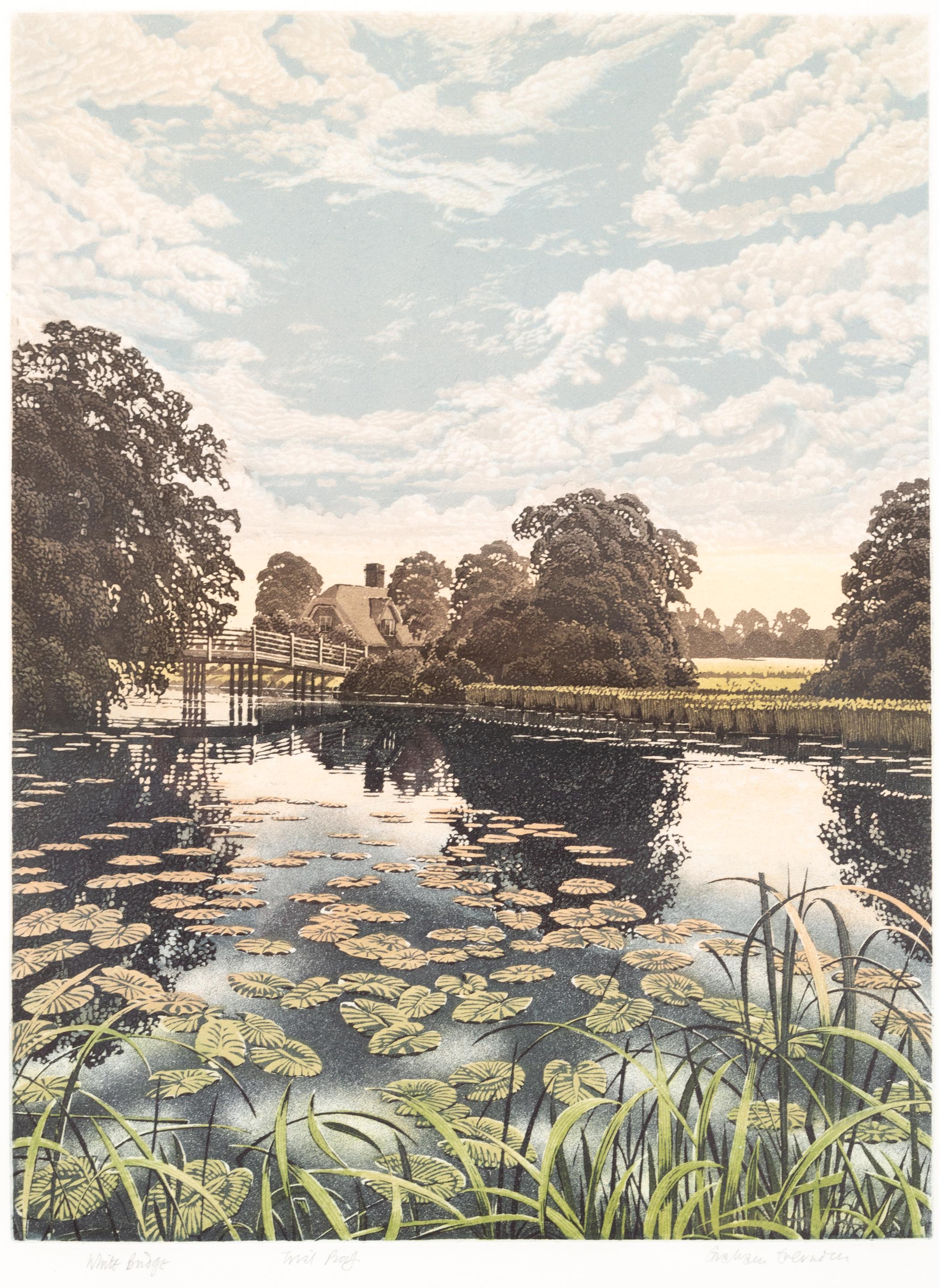 Collection of 8 English Aquatint Etchings by Graham Evernden 1