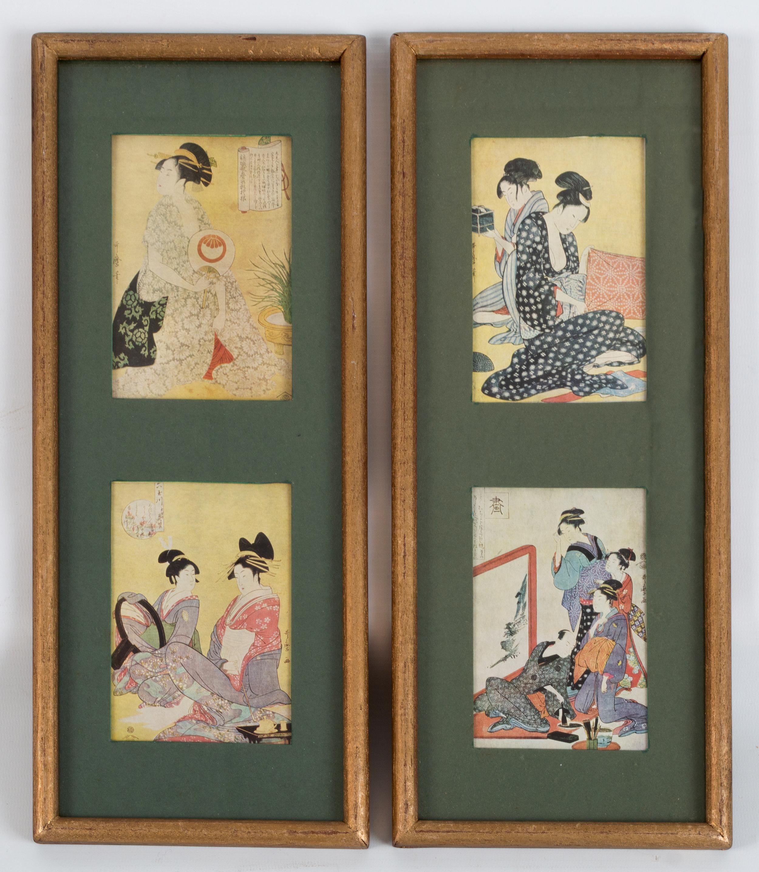 Collection of 8 Japanese Woodblock Prints Japan, C.1930 4