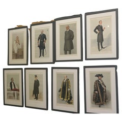 Antique Collection of 8 Vanity Fair “Spy” Prints, etc.