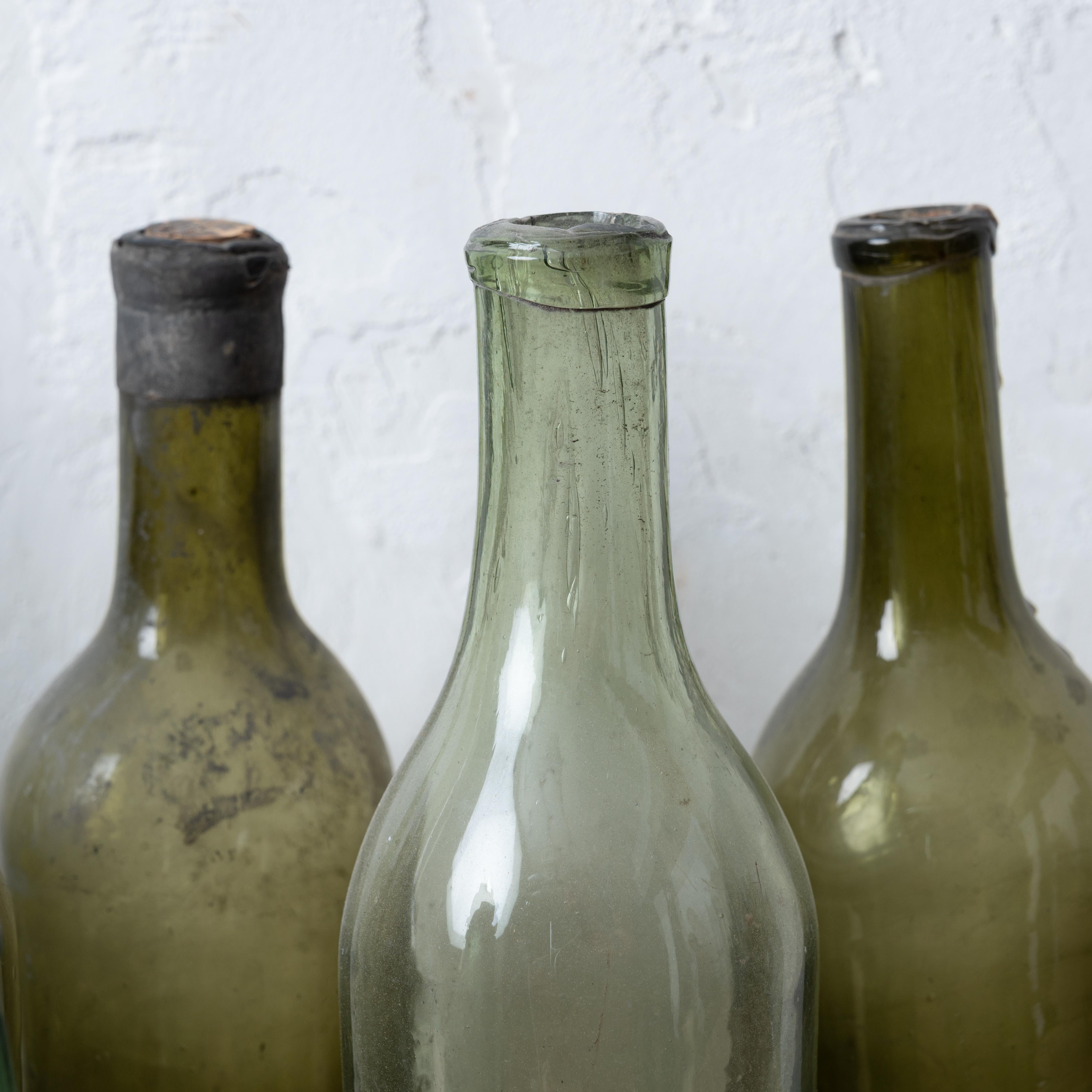 Collection of 9 Antique Wine Bottles, 19th Century - Savannah History For Sale 1
