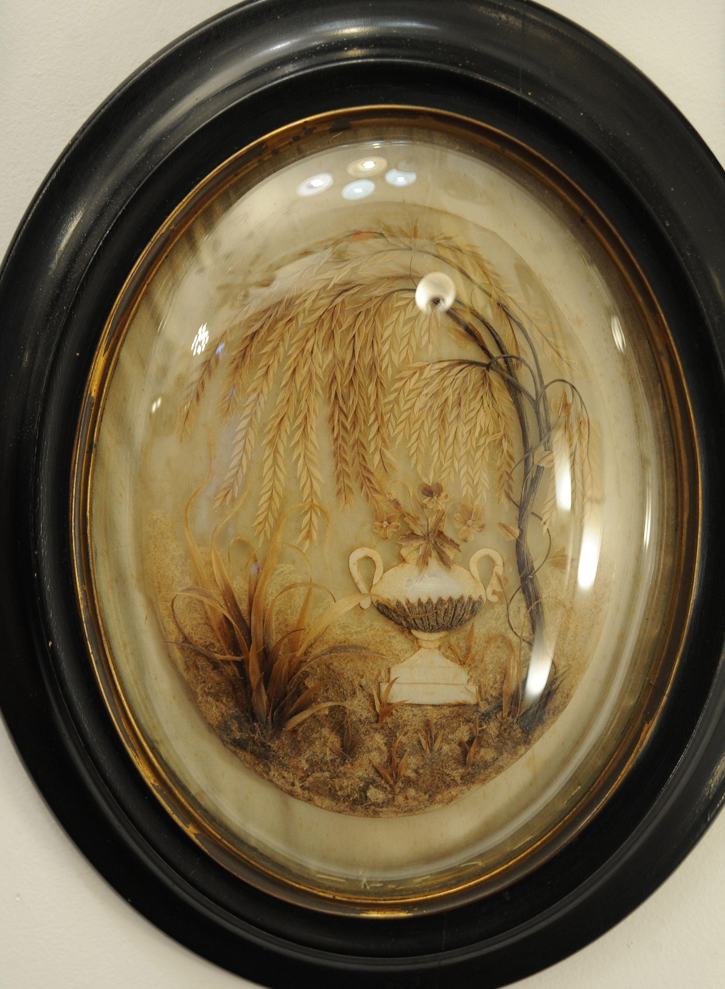 Collection of 90 19th-century hair items. For Sale 7