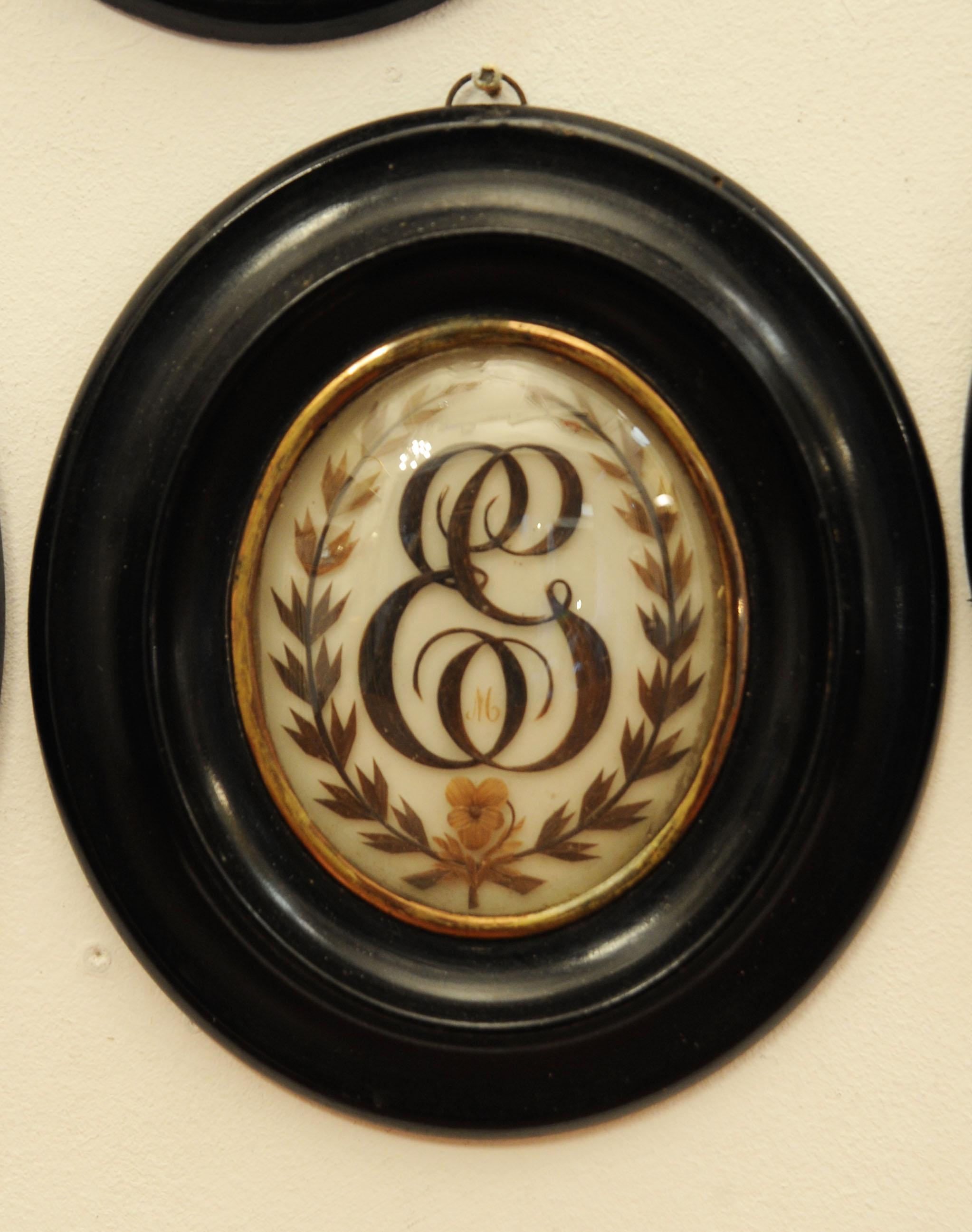 Collection of 90 19th-century hair items. For Sale 12