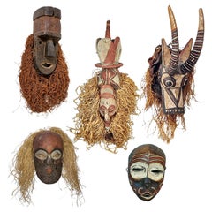 Collection of African Tribal Masks