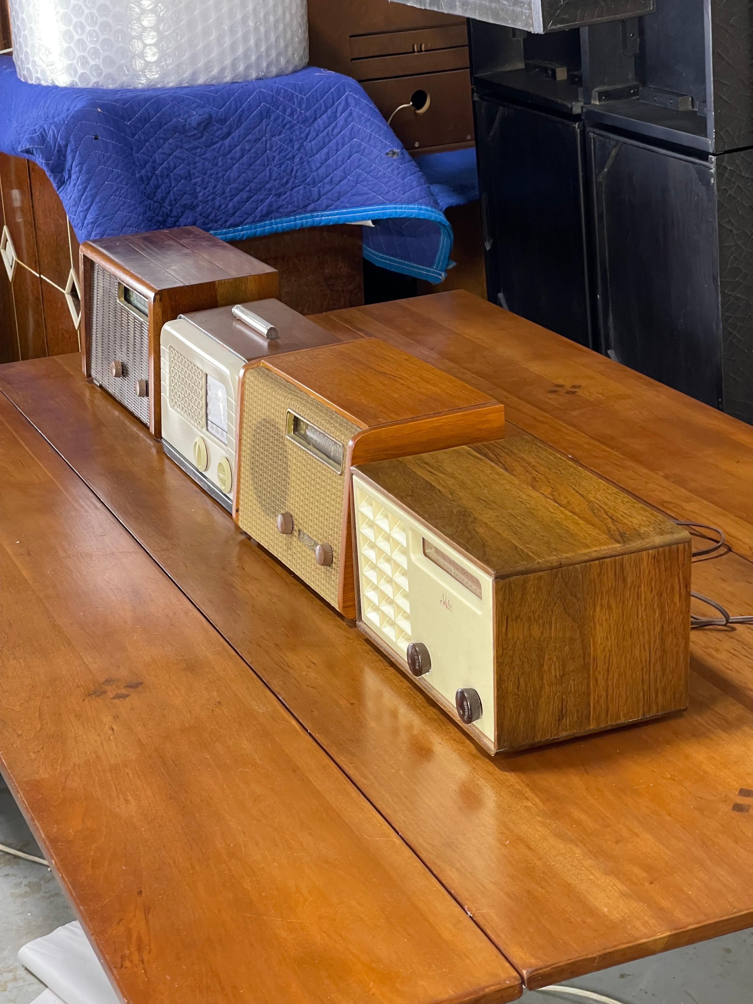 Mid-Century Modern Collection of Vintage Antique Alexander Girard Radios For Sale