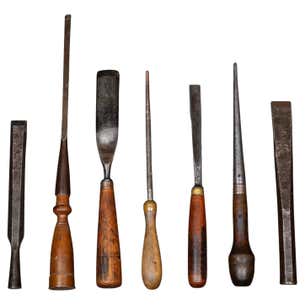 Collection of Antique Chisels c.1800s For Sale at 1stDibs