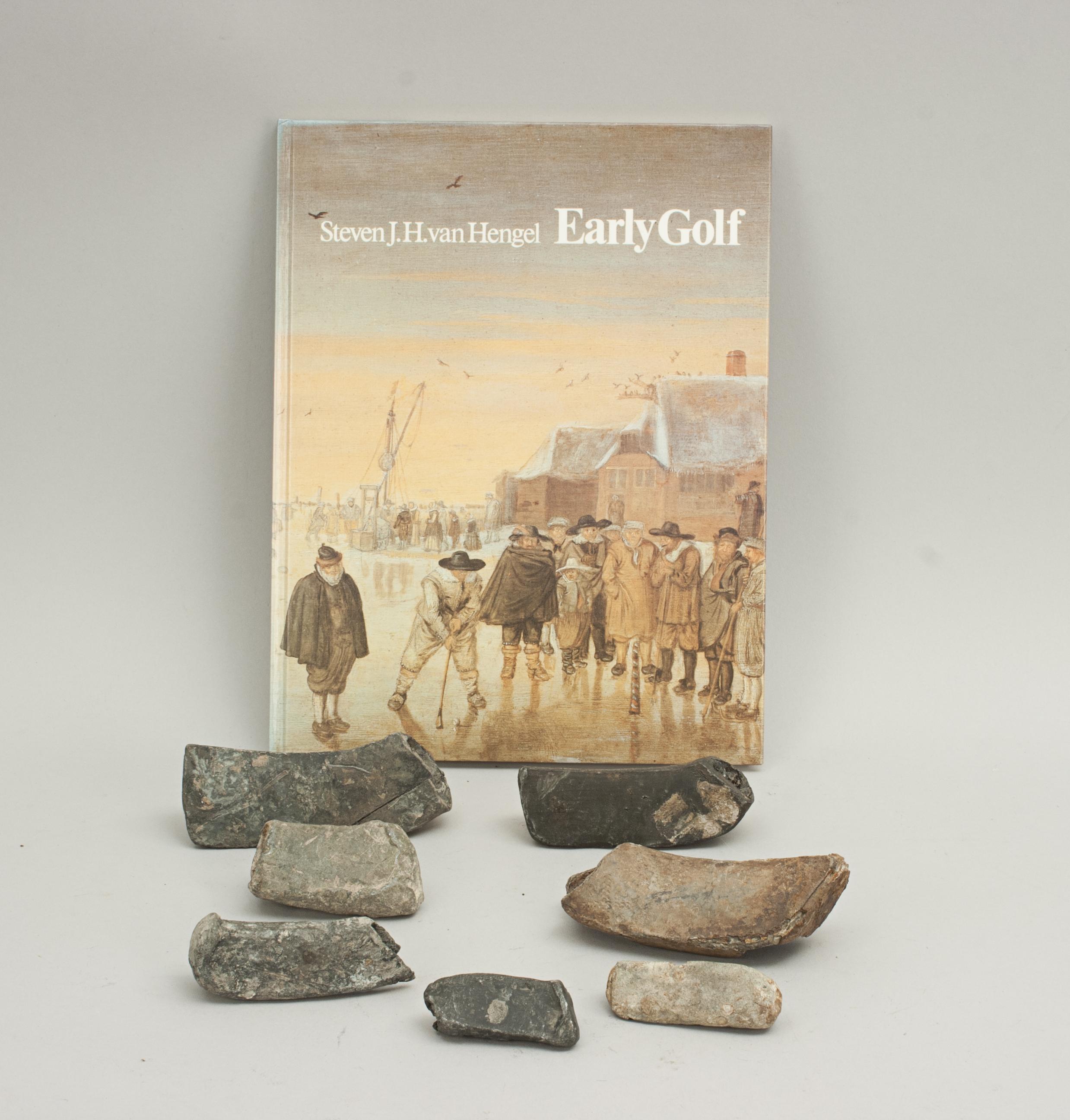 Lead Collection of Antique Colf Club Heads For Sale